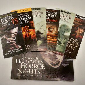 Universals Halloween Horror Nights Guides, Brochure 03-08 Vintage Ephemera